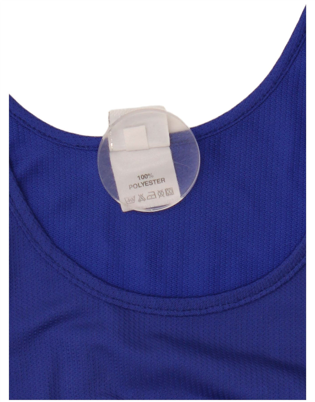 Top cu vestă grafică Asics pentru bărbați, mare, albastru, poliester color bloc