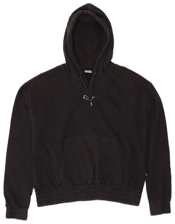 Pulover supradimensionat pentru femei PUMA UK 14, bumbac mediu negru