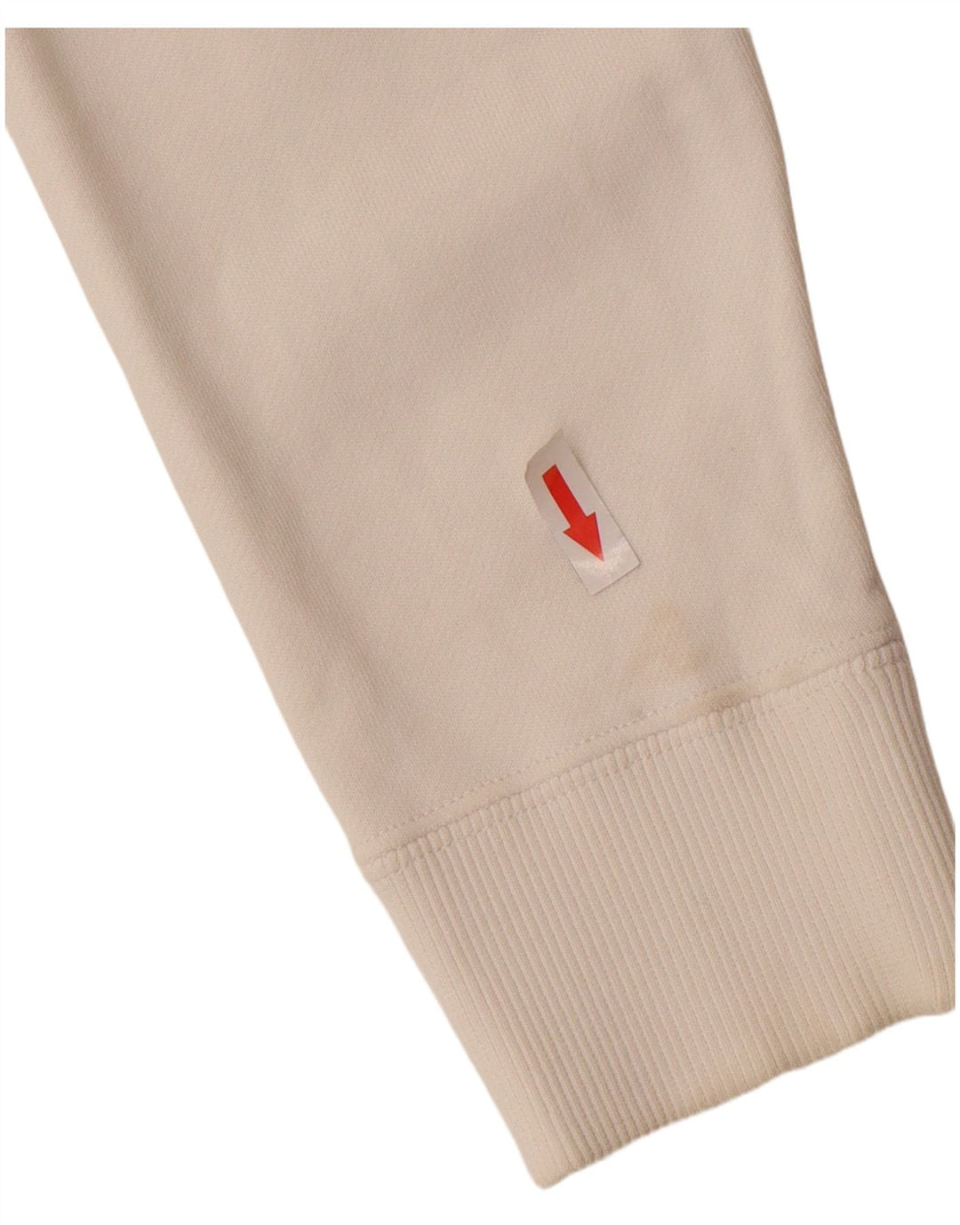 Calvin Klein Jeans Pulover cu grafic pentru femei UK 14 Medium White