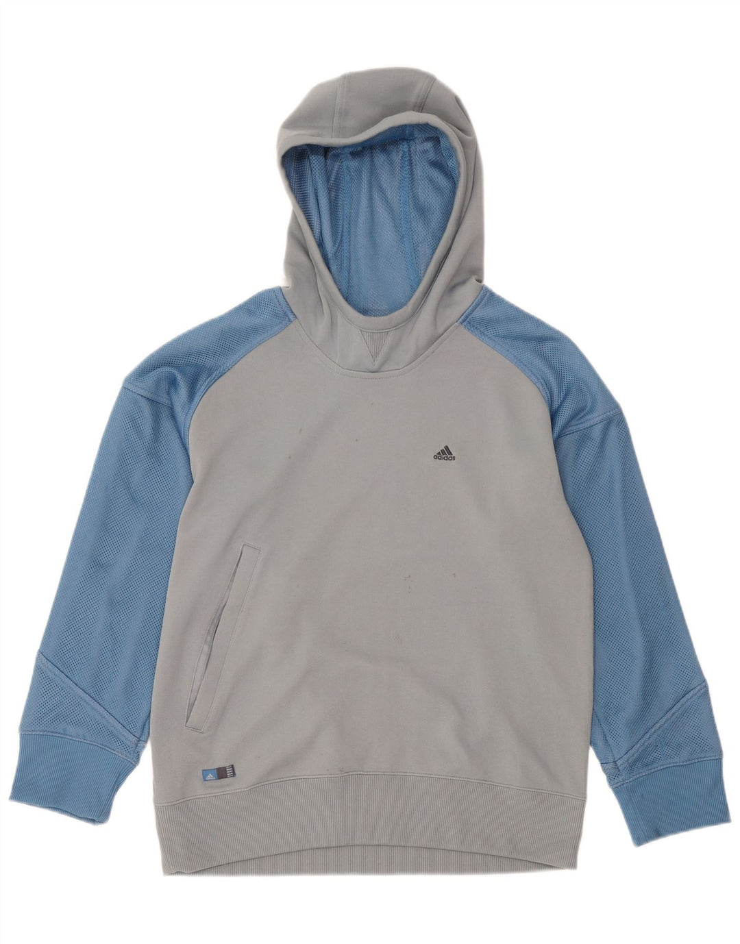 Pulover adidas pentru bărbați, mic, gri, poliester color bloc