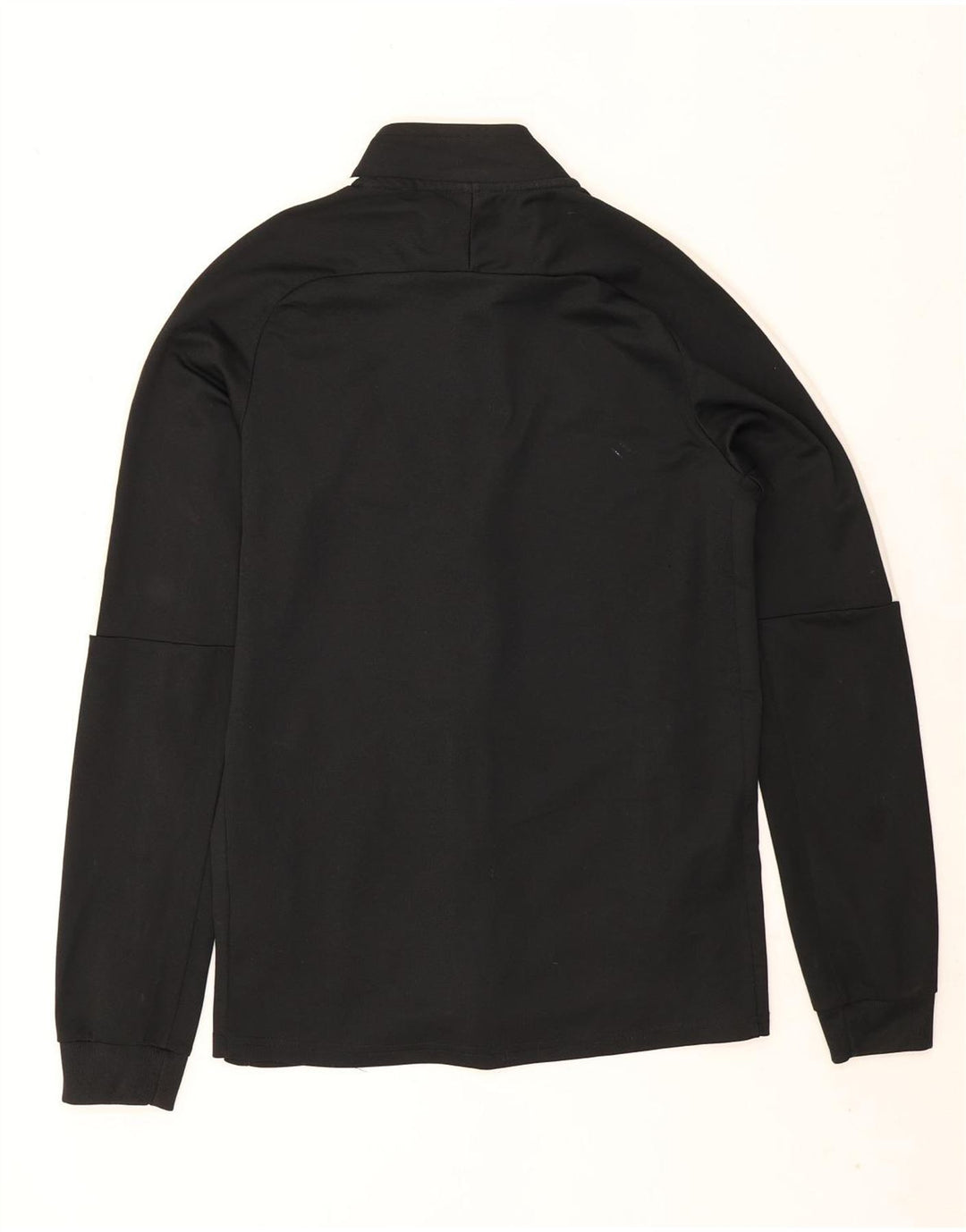 Jachetă de top pentru trening Nike Dri Fit pentru bărbați, negru mediu, poliester bloc de culoare