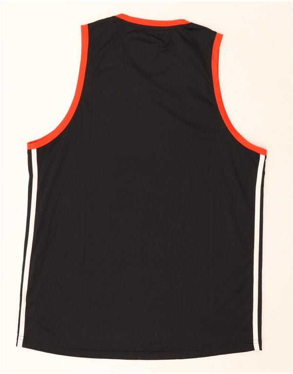 Vestă pentru bărbați ADIDAS Carp Vest, mare, negru, colorblock