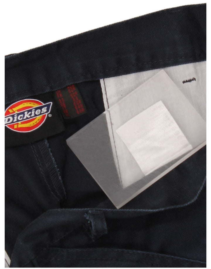 DICKIES Pantaloni drepti pentru bărbați cargo W42 L28 poliester bleumarin