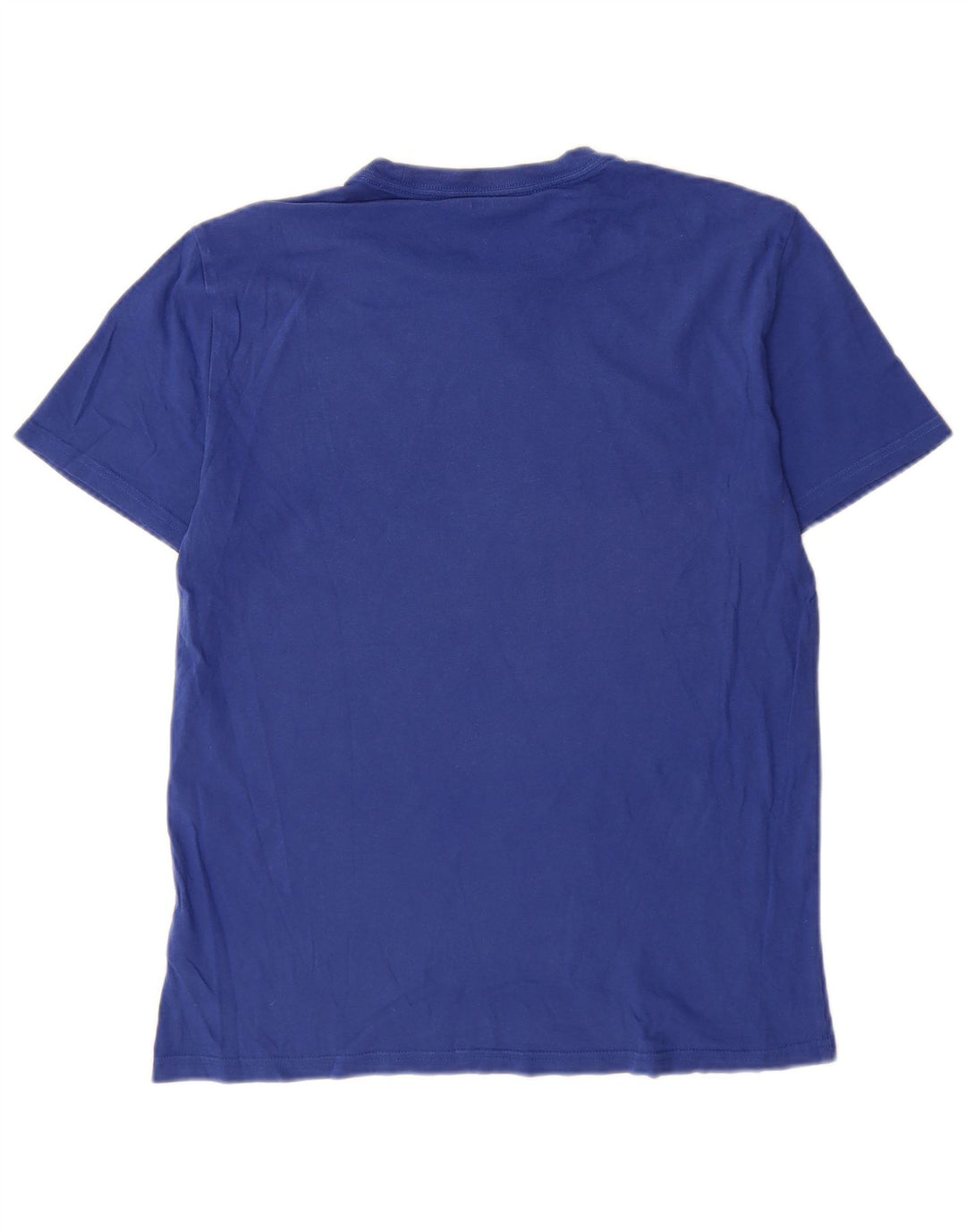 Tricou grafic pentru bărbați Calvin Klein Jeans Top din bumbac albastru mediu