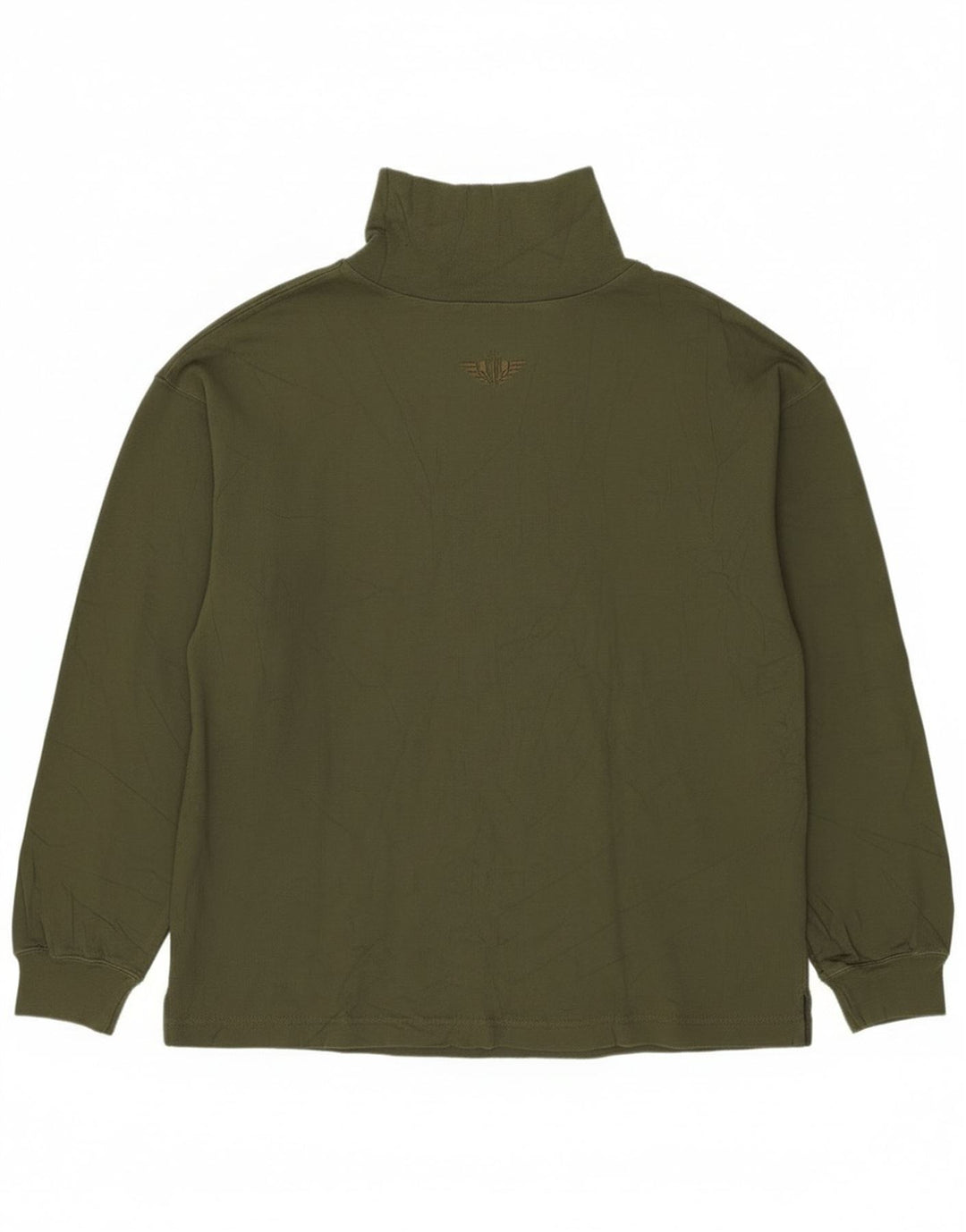Top pentru femei Dockers cu mânecă lungă UK 14 Medium Khaki Bumbac