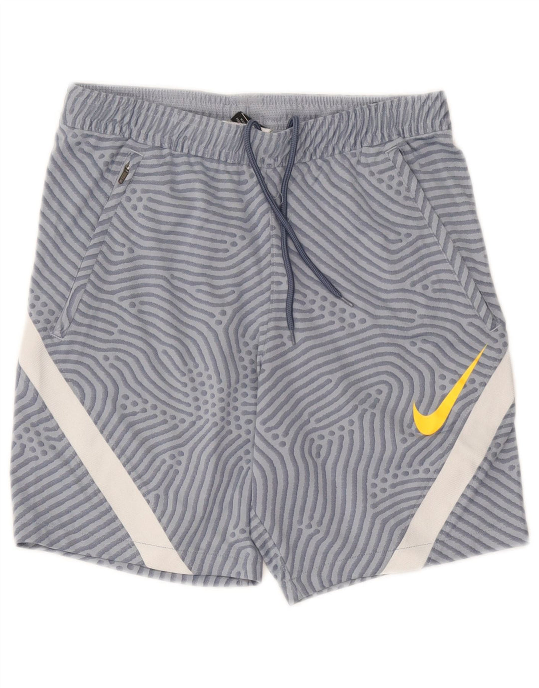 Pantaloni scurți sport Nike pentru bărbați Dri Fit cu model abstract, albastru, color block