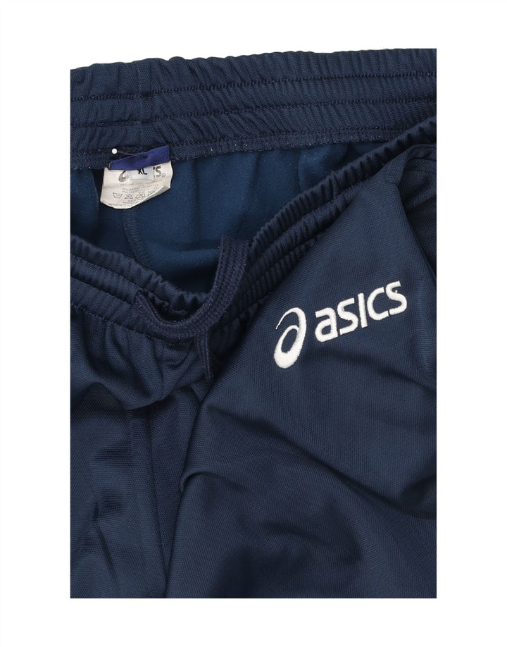 ASICS Mens Tracksuit Trousers XL  Navy Blue Polyester