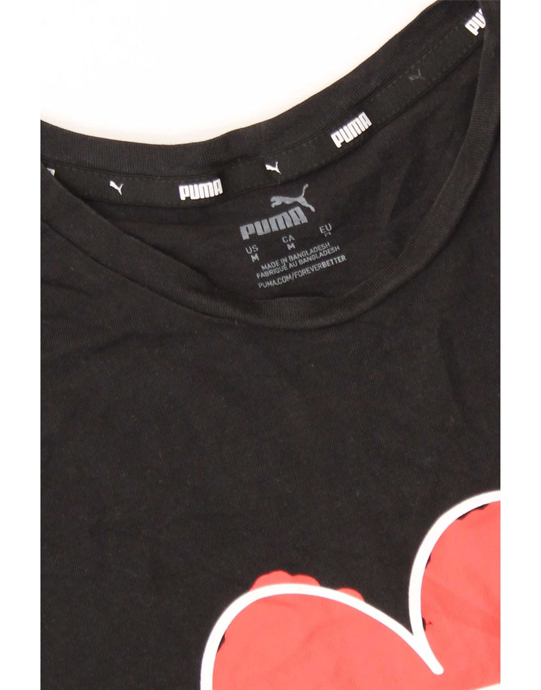 Tricou grafic Puma pentru femei Top UK 12 Medium Black