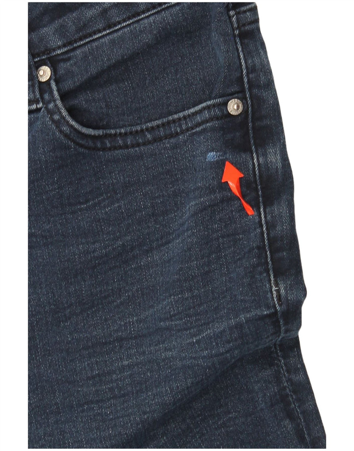 MARKS & SPENCER Blugi drepti pentru femei UK 12 Medium W30 L30 Bleumarin