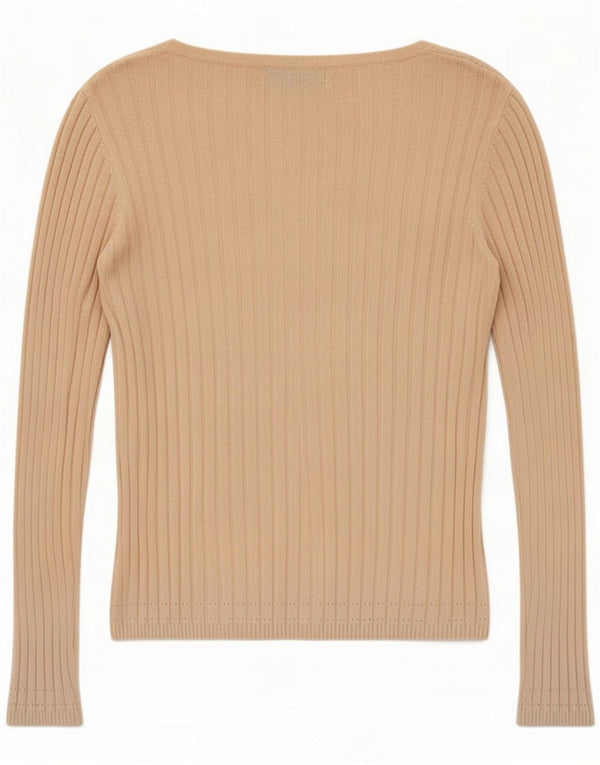 Zara Womens Cardigan Top UK 14 Large Pink Rayon