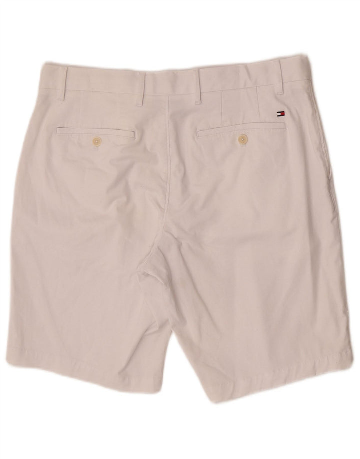 Pantaloni scurți chino Tommy Hilfiger pentru bărbați W33, bumbac alb mediu