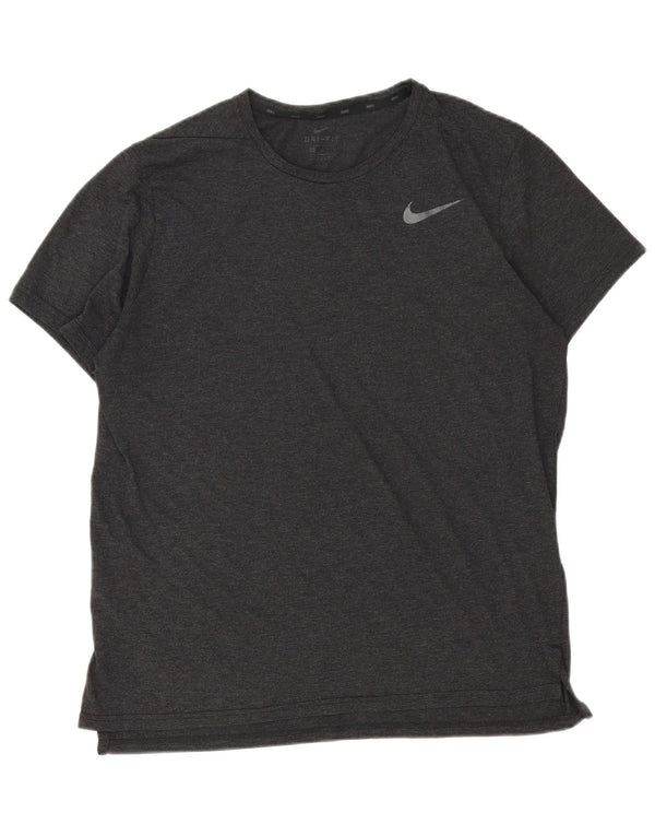 Tricou Nike Dri Fit pentru bărbați Top Medium Gri Poliester