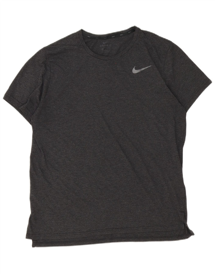 Tricou Nike Dri Fit pentru bărbați Top Medium Gri Poliester
