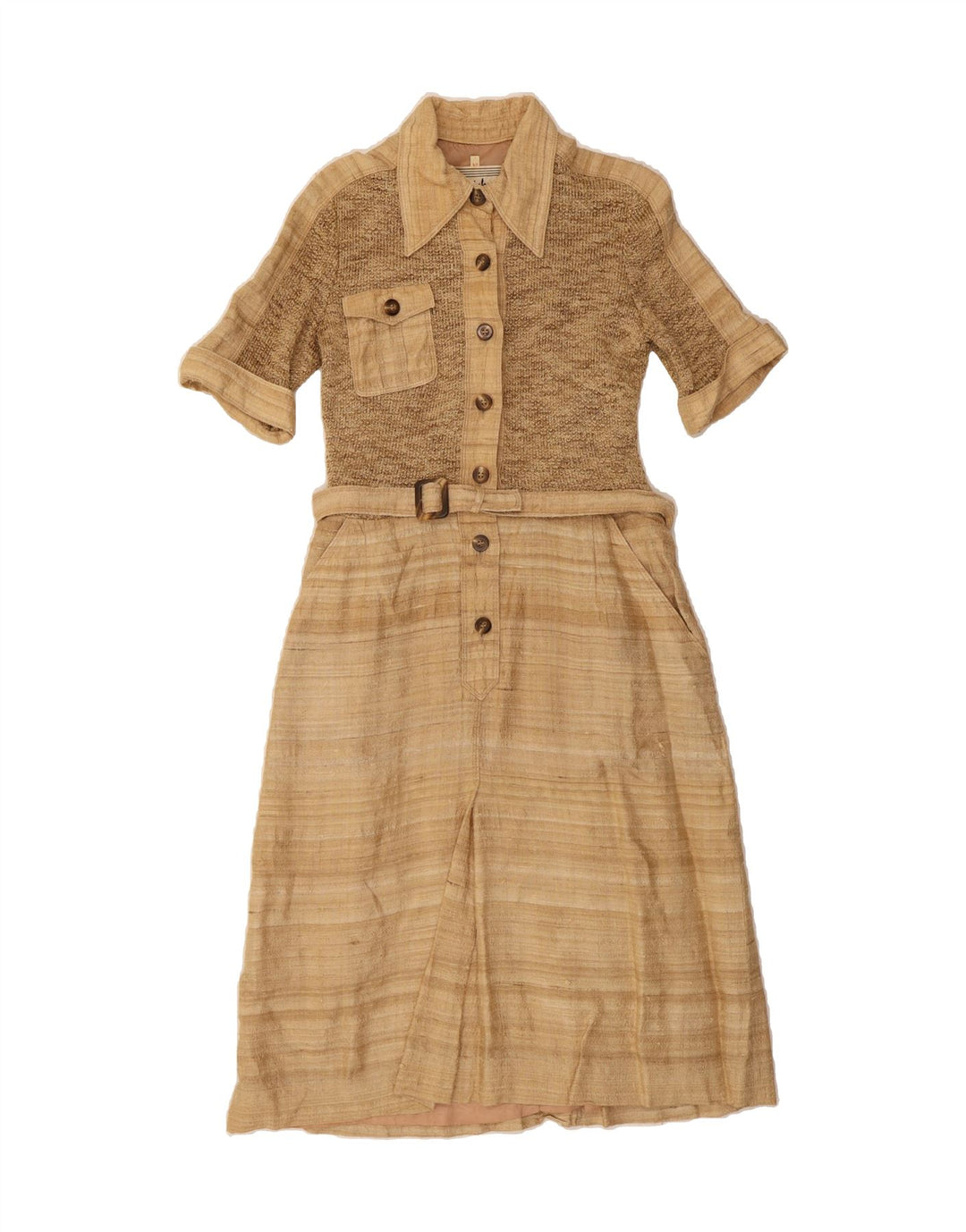 RALPH Womens Maxi Dress IT 40 Small Beige Vintage Ralph and Second-Hand Ralph from Messina Hembry 