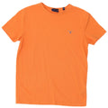 Tricou pentru bărbați Gant Slim Fit Top din bumbac portocaliu mediu