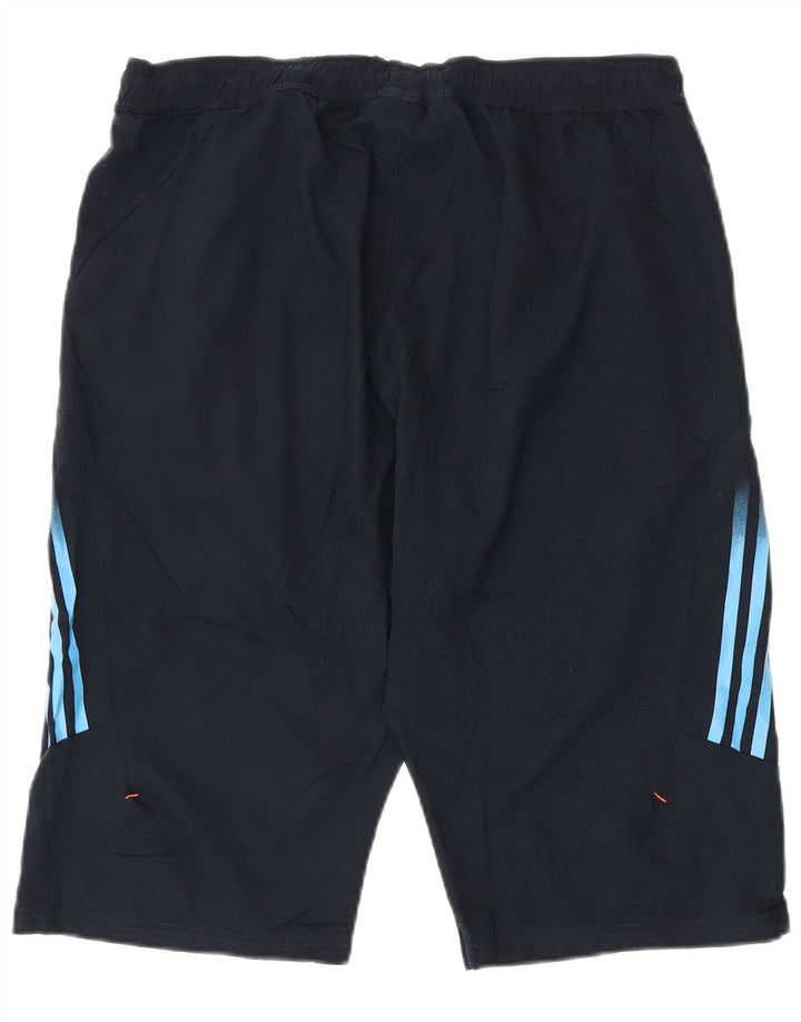 Pantaloni scurți sport pentru bărbați Adidas, mari, albastru, poliester