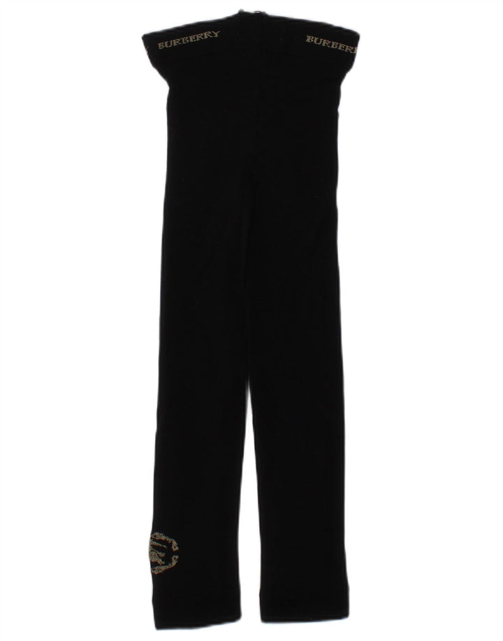 Leggings grafic pentru fete Burberry 7-8 ani negru