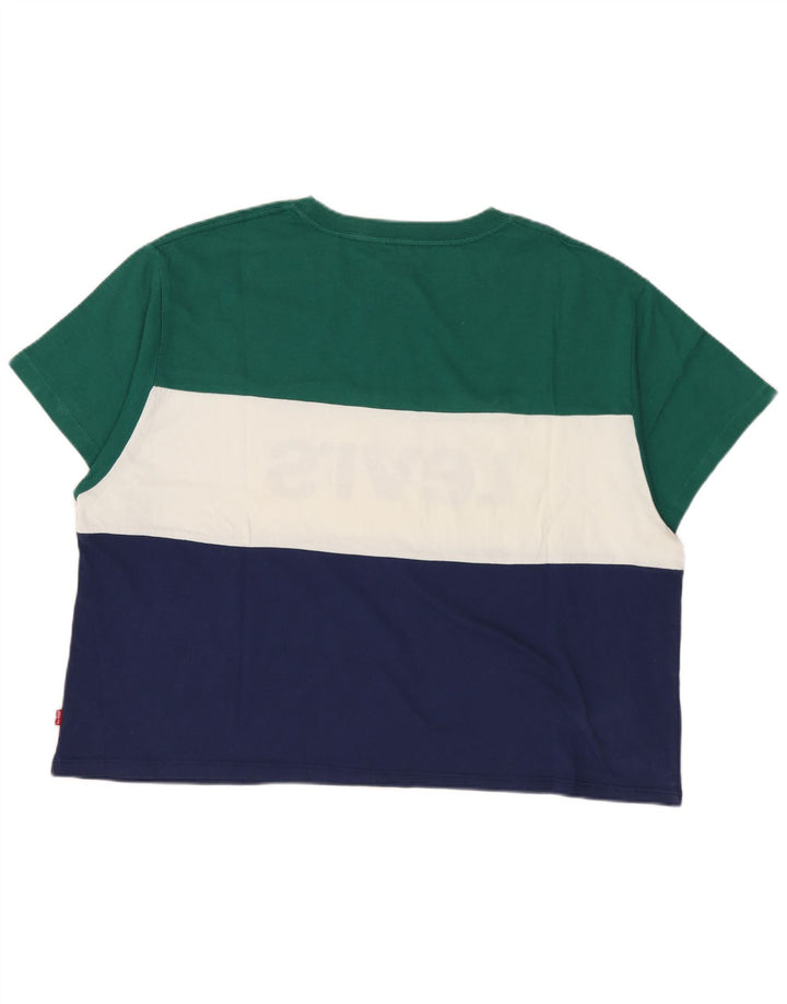 Tricou cu grafic crop LEVI'S Top UK 10 Mic Multicolor