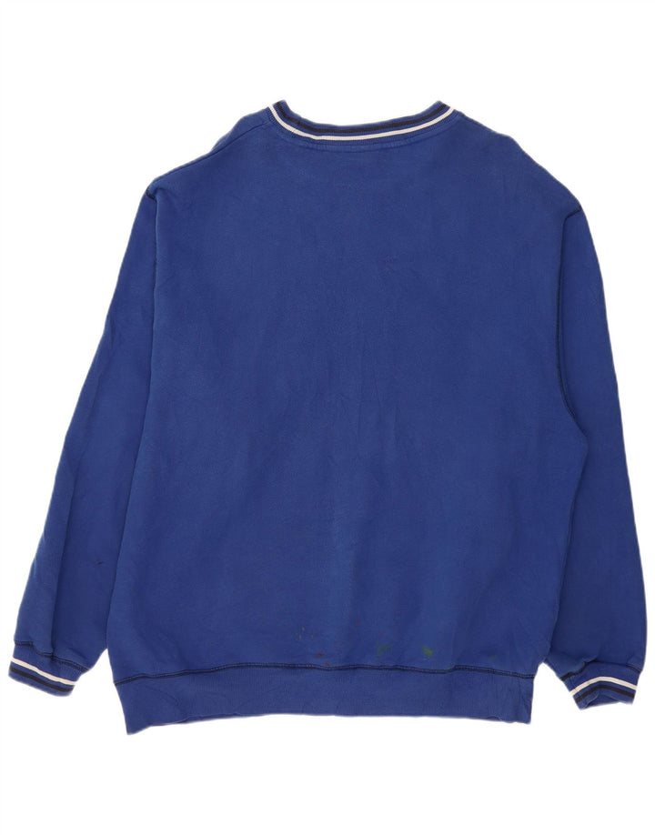 Pulover cu grafic pentru bărbați FILA, 2XL, bumbac, albastru