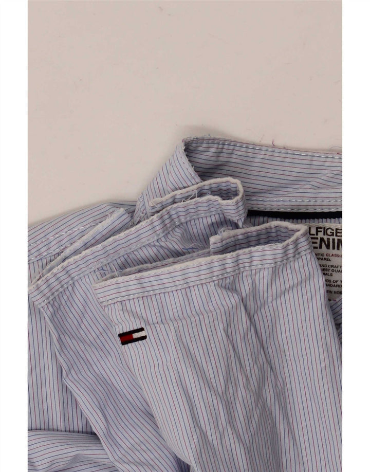 Cămașă Tommy Hilfiger pentru bărbați, cu dungi mici, albastre