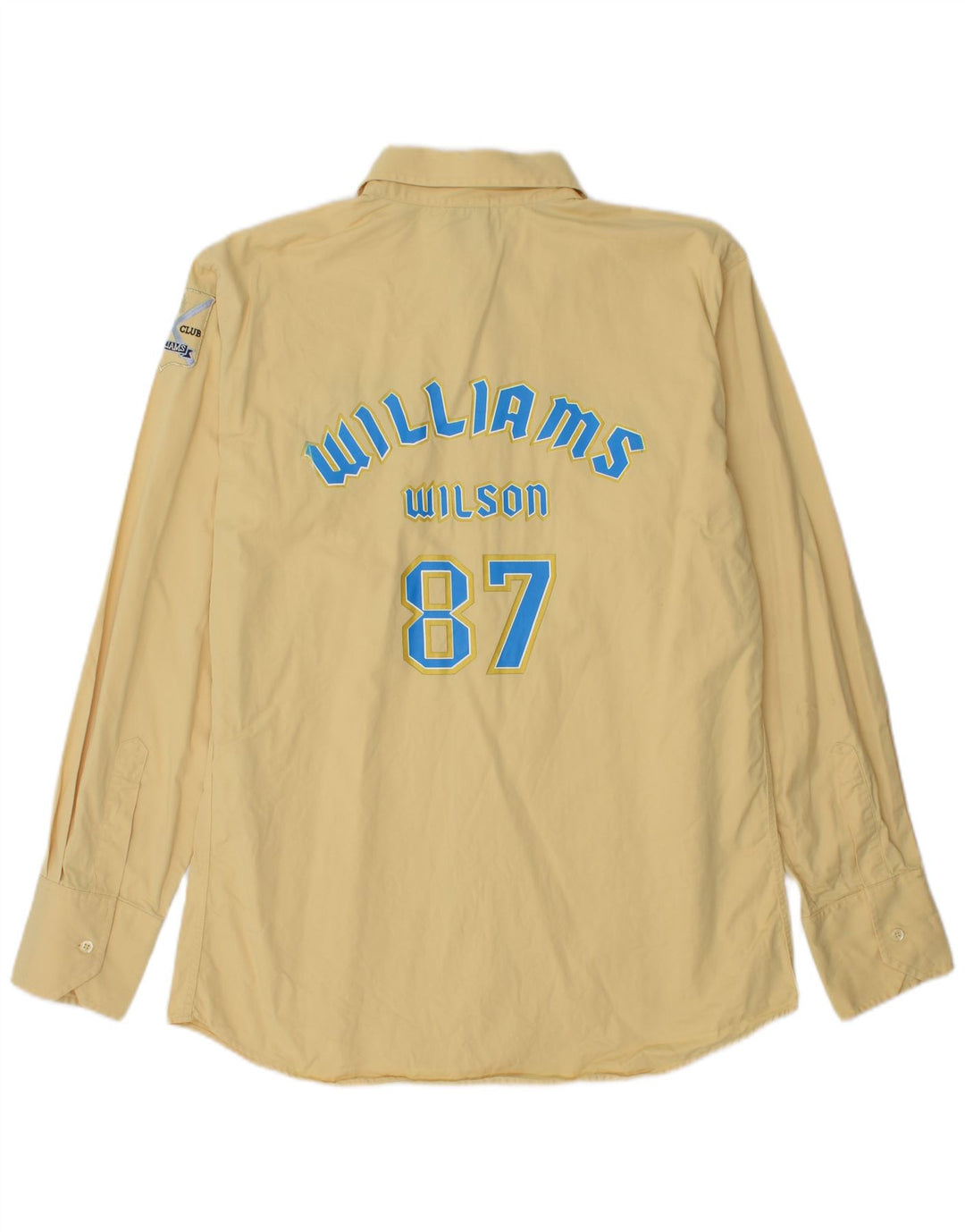 Cămașă grafică pentru bărbați Williams Wilson XL, bumbac galben