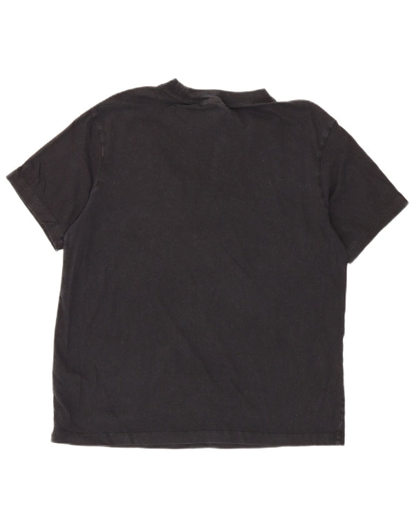 Tricou grafic Nike pentru bărbați Top mic, negru, bumbac
