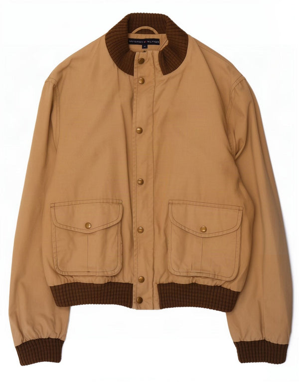 Bomber pentru bărbați Tommy Hilfiger UK 38 Medium Bej Bumbac color-bloc