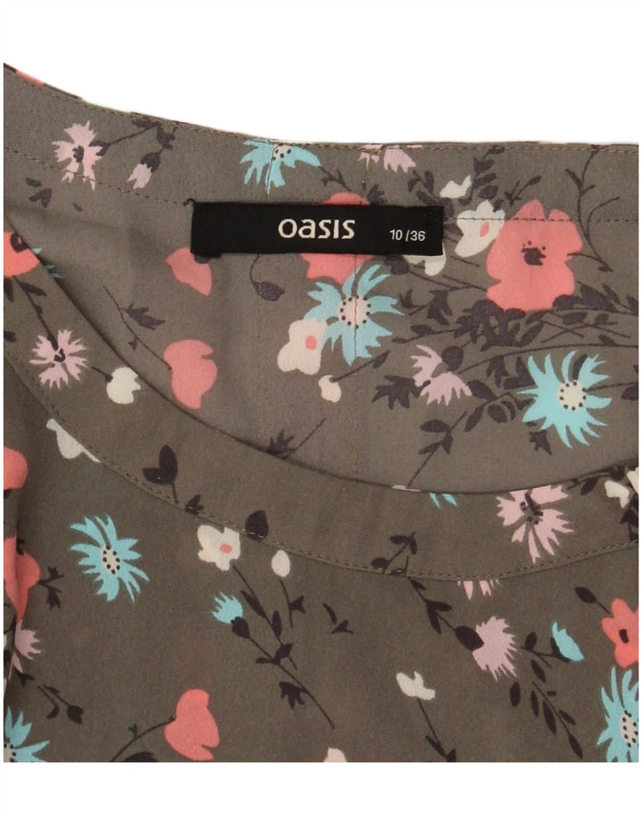 Bluză pentru femei Oasis UK 10 Small Green Floral