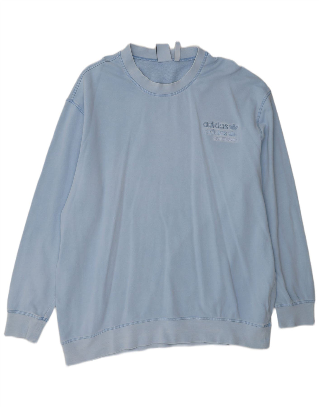 Pulover ADIDAS pentru bărbați, bumbac albastru 2XL