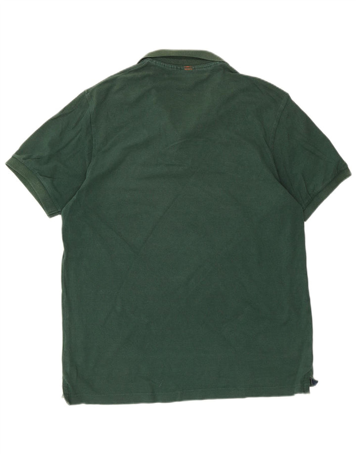 Sun68 Tricou polo pentru bărbați, bumbac verde mare