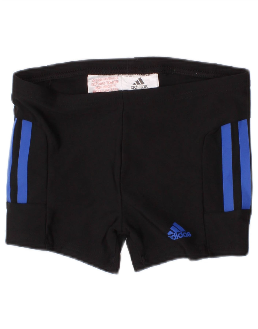 Pantaloni scurți sport pentru băieți Adidas 3-4 ani poliester negru