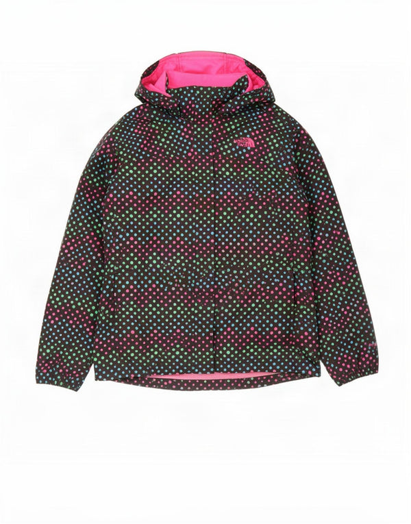 Jachetă de ploaie The North Face Hyvent pentru fete 14-15 ani XL Negru Geometric