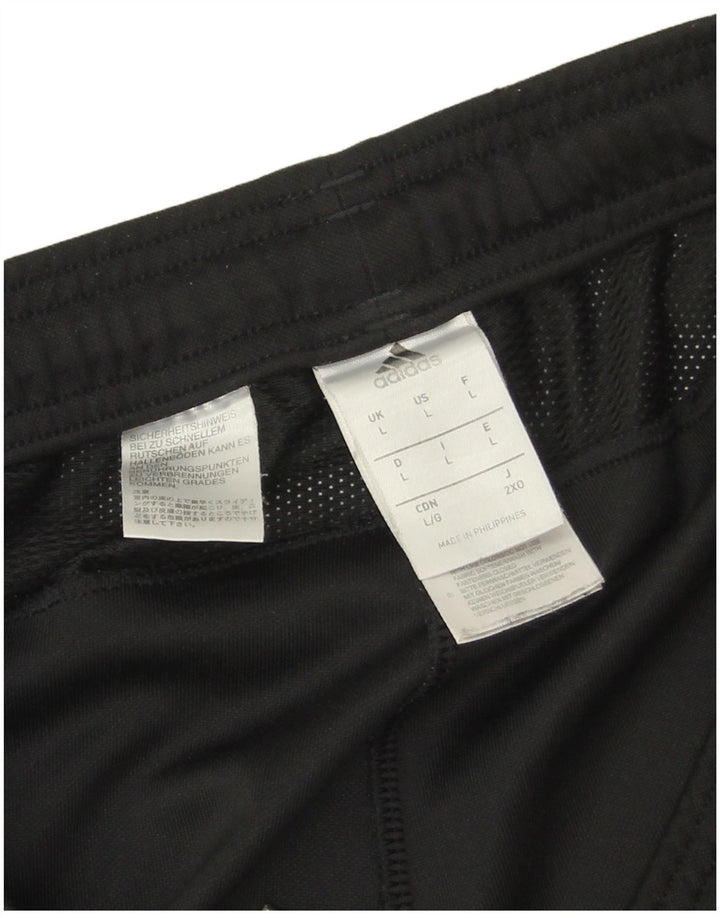 Pantaloni de trening Adidas pentru bărbați, mari, negru, poliester