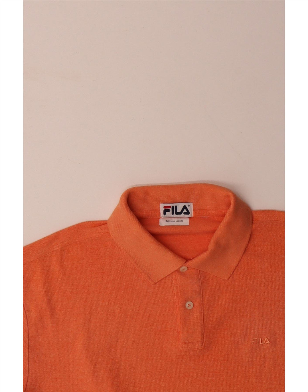 Tricou polo pentru bărbați FILA XL portocaliu