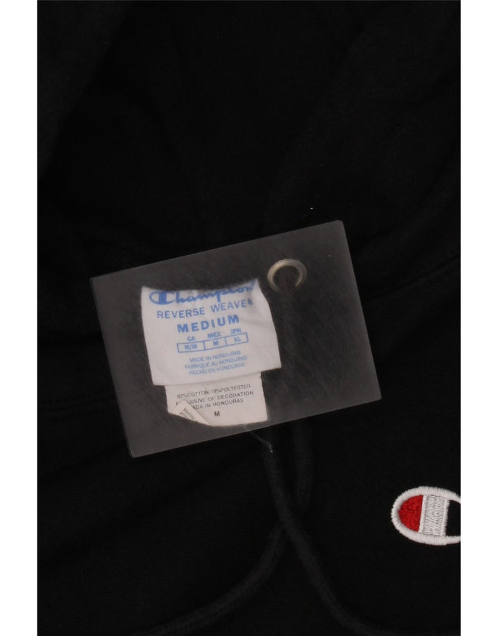 Pulover pentru bărbați Champion Reverse Weave, bumbac mediu negru