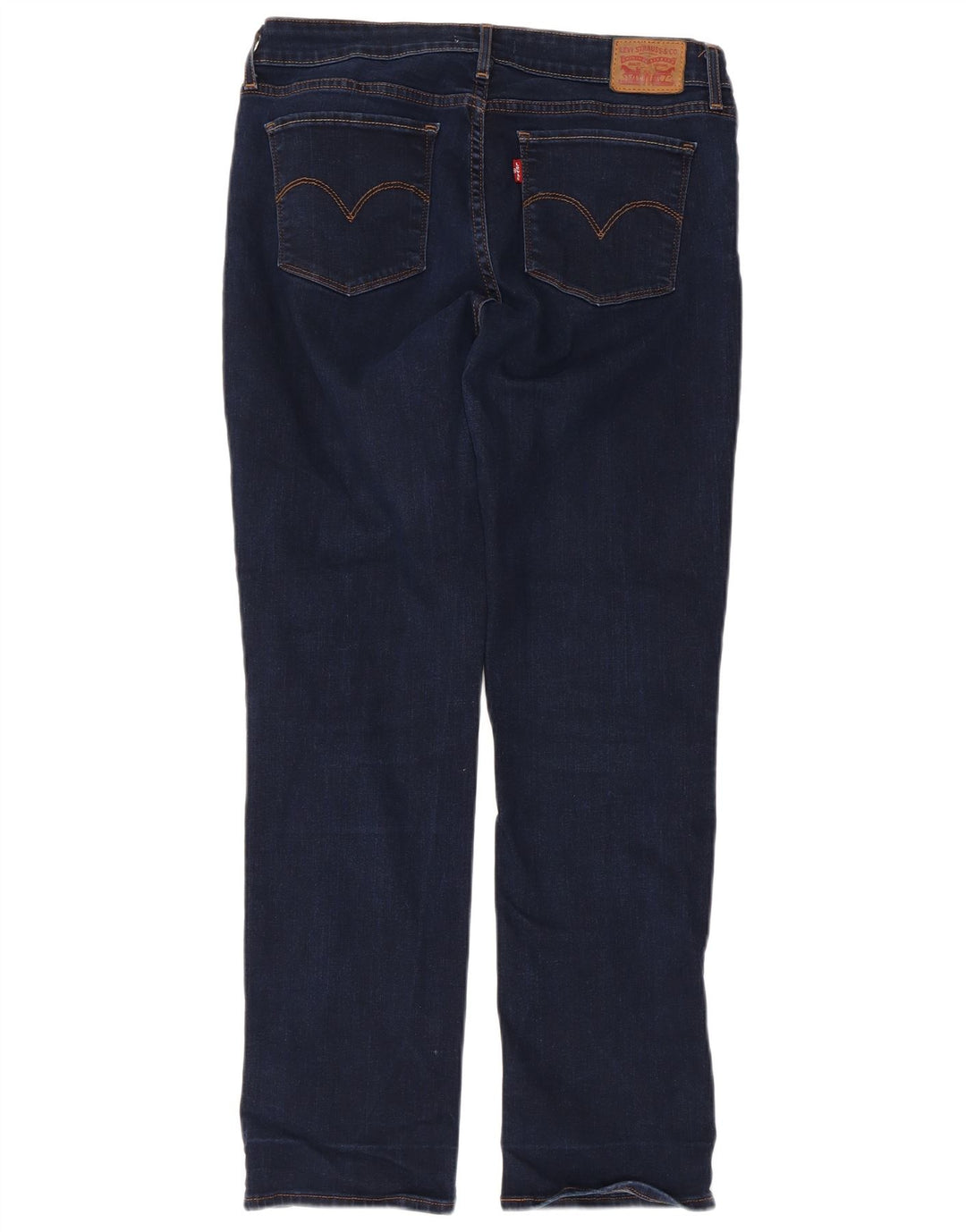 Blugi drepti 714 pentru femei LEVI'S L32 L28 Bumbac bleumarin