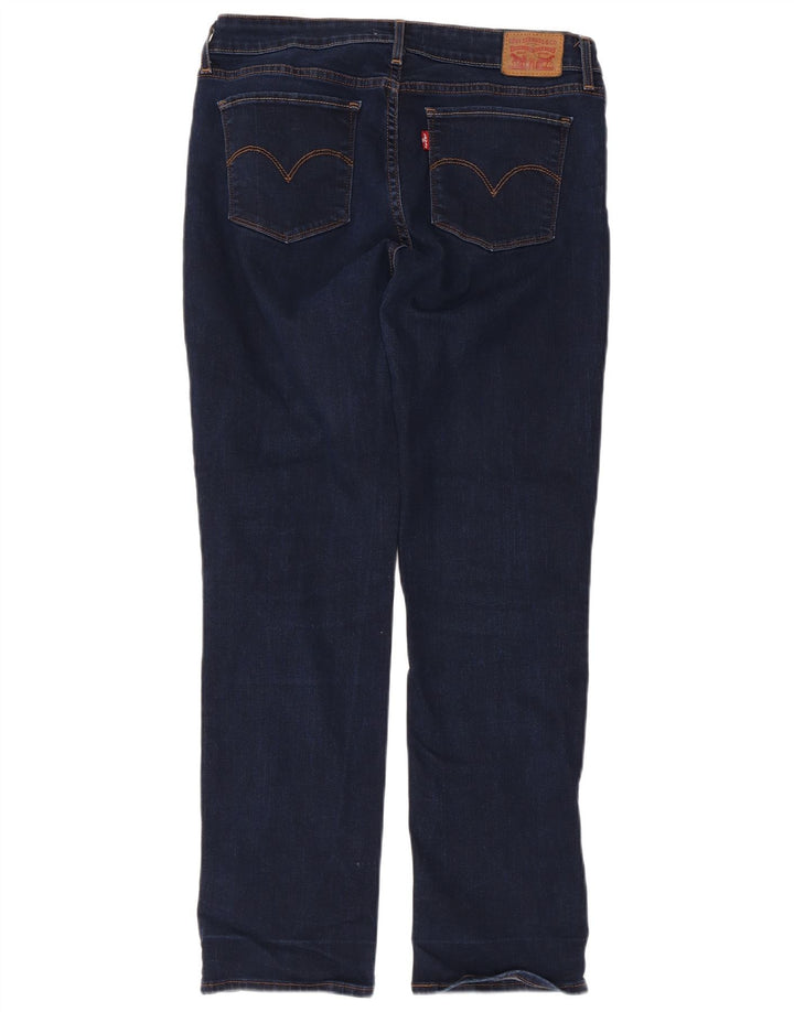 Blugi drepti 714 pentru femei LEVI'S L32 L28 Bumbac bleumarin