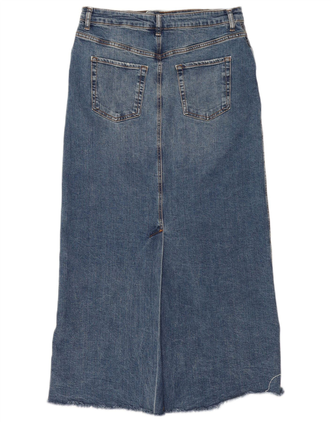 Fusta de blugi pentru femei Zara XL W32 Albastru