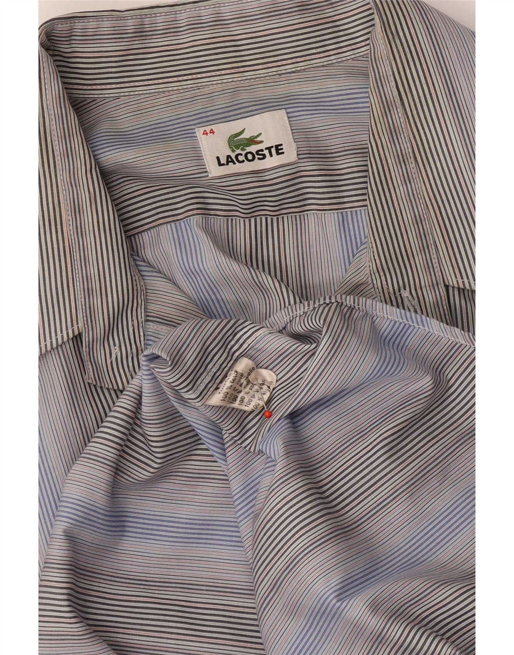 Cămașă bărbați Lacoste Mărimea 44 XL Bumbac cu dungi albastre