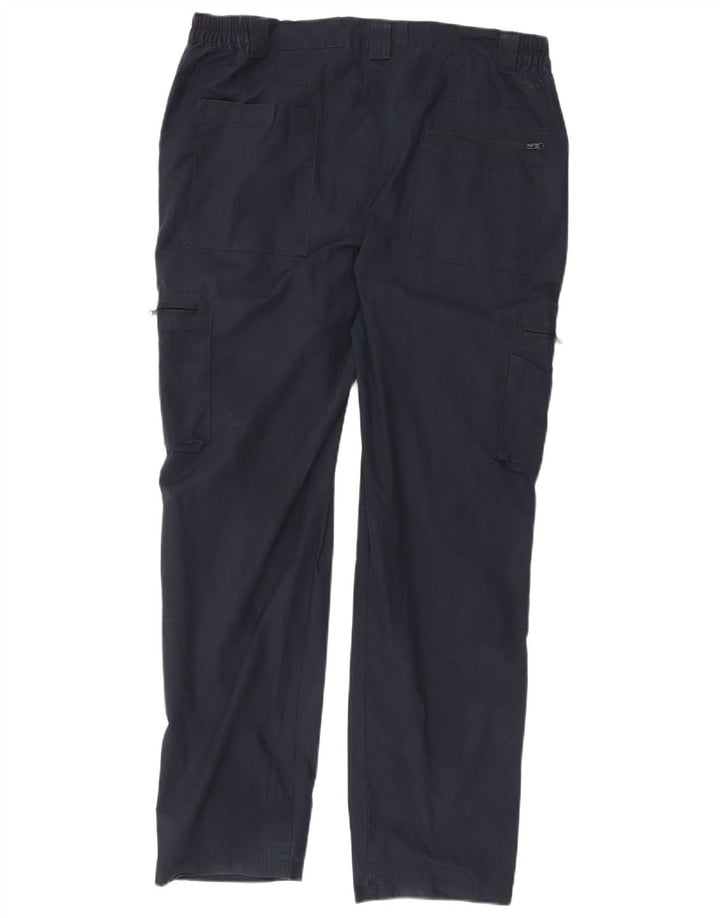 Pantaloni cargo drepti pentru bărbați Mountain Warehouse L36 L30 Poliester bleumarin