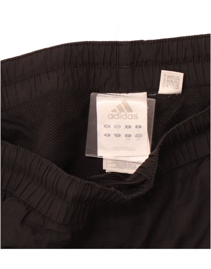 Pantaloni de trening grafic pentru bărbați ADIDAS, mari, negru, poliester
