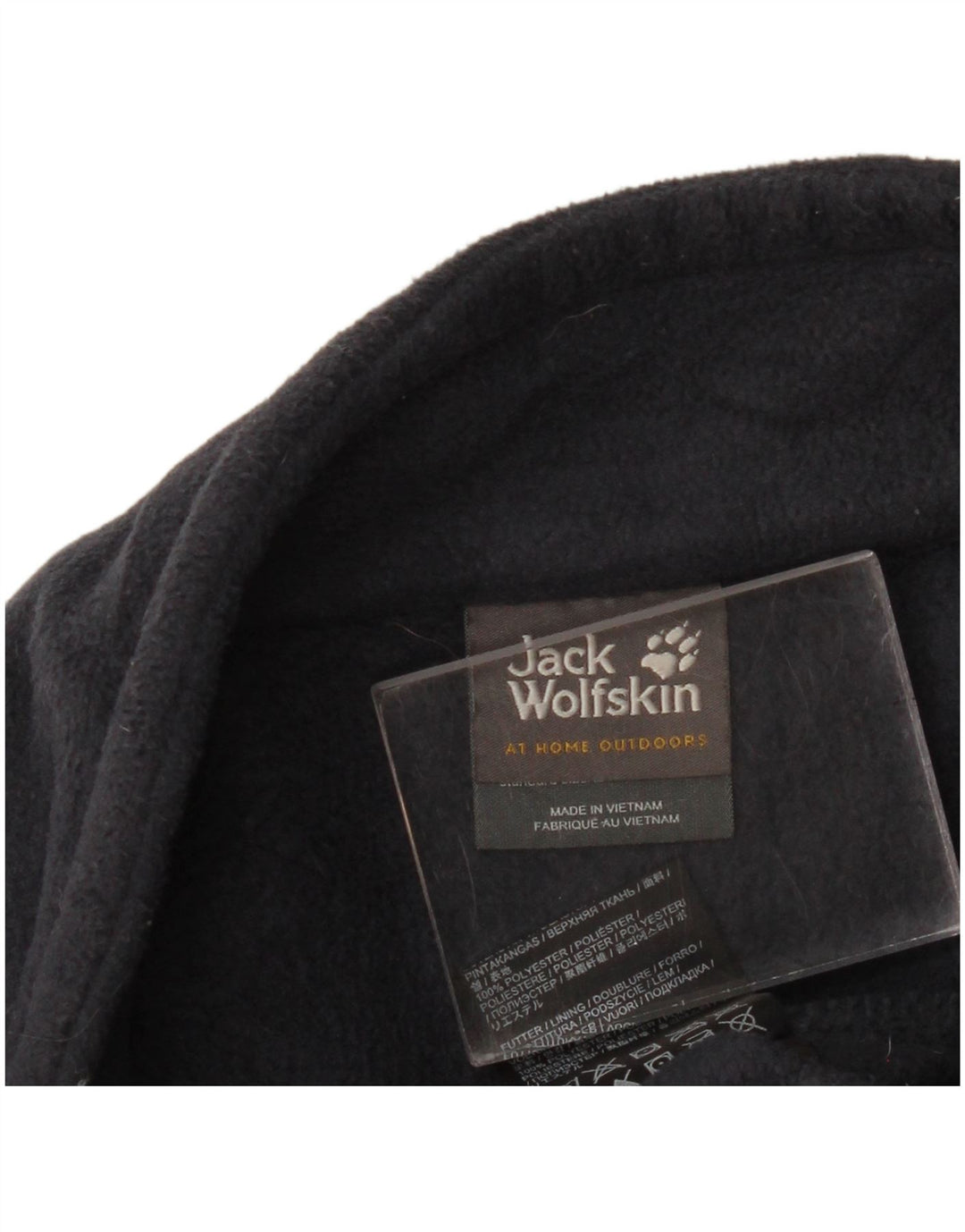 Jack Wolfskin Jachetă pentru bărbați din lână UK 44 2XL Poliester negru