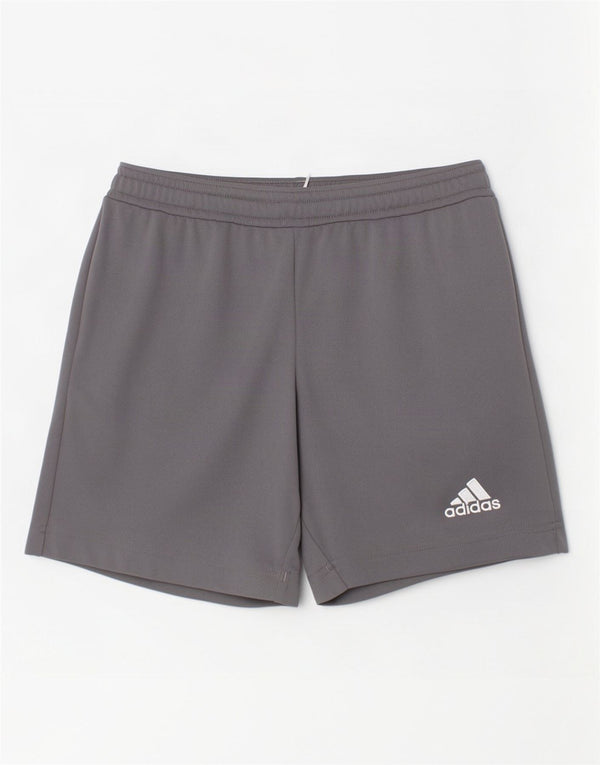 Pantaloni scurți sport Aeroready Adidas pentru băieți 7-8 ani poliester gri