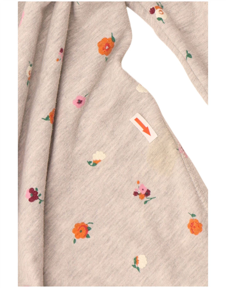 Jack Wills Pulover cu grafic pentru femei UK 10 Small Gri Floral
