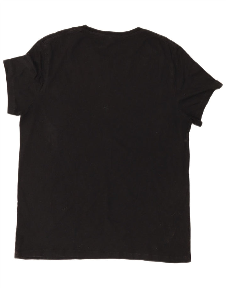 Tricou Jack Wills pentru bărbați Top mare din bumbac negru