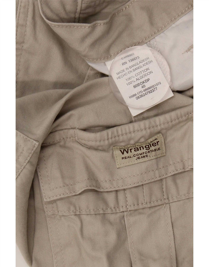 Pantaloni scurți cargo Wrangler pentru bărbați W40 XL bumbac gri