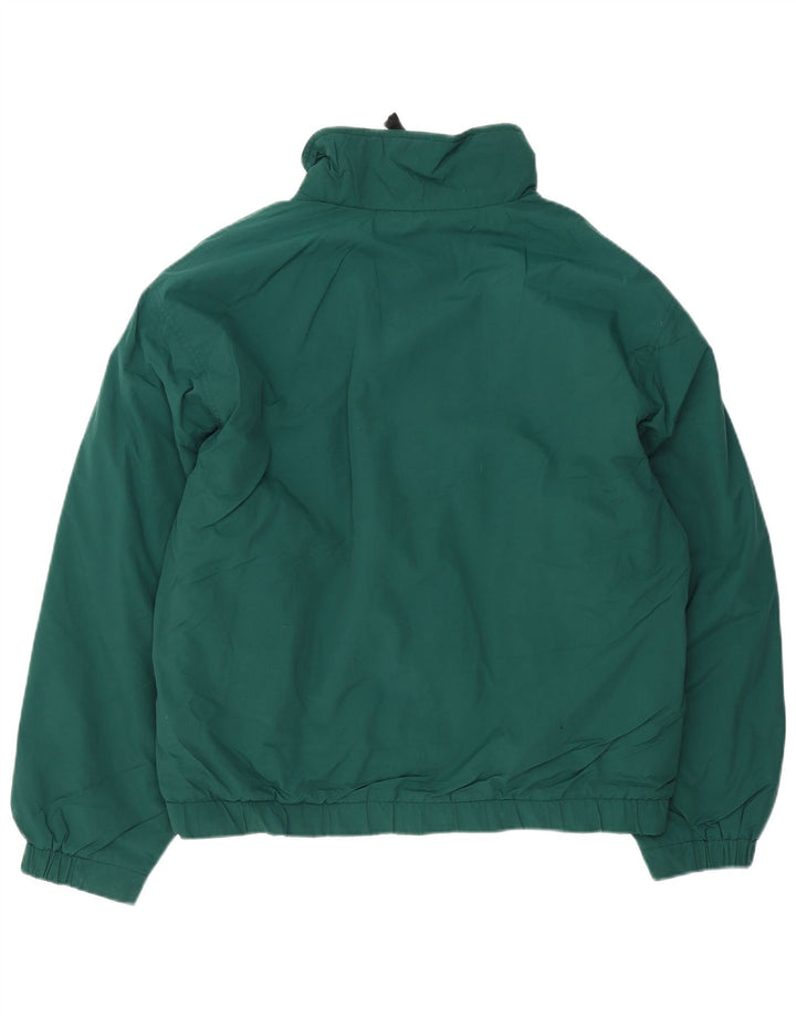 Eddie Bauer Bomber Windbreaker Jacket pentru bărbați UK 40 Poliester verde mare