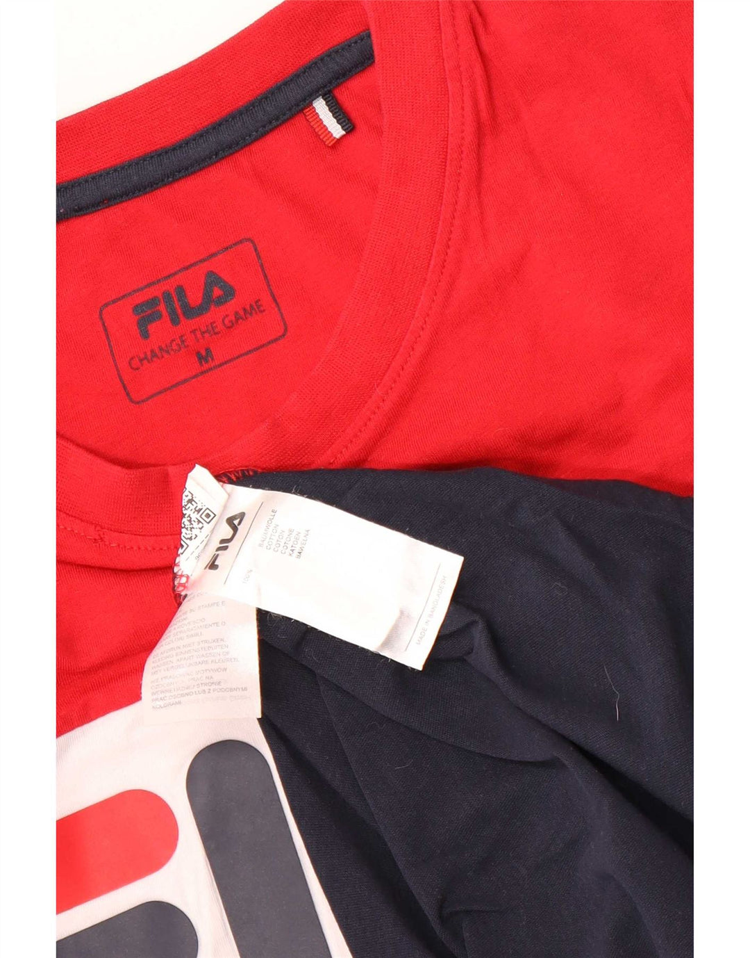 Tricou cu grafic Fila pentru bărbați Top mediu multicolor din bumbac color bloc