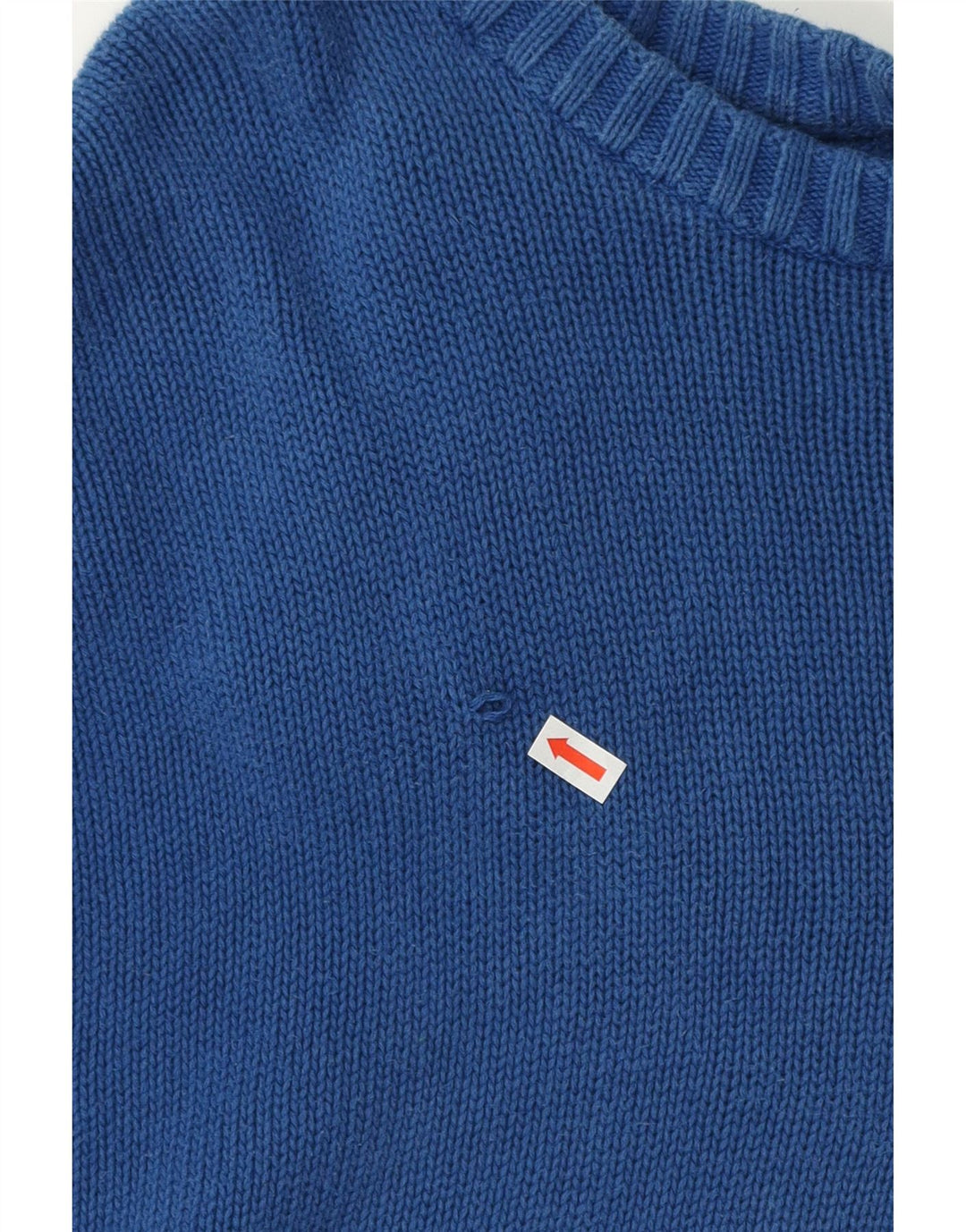 Pulover Chaps pentru bărbați cu gât mare, bumbac albastru 4XL