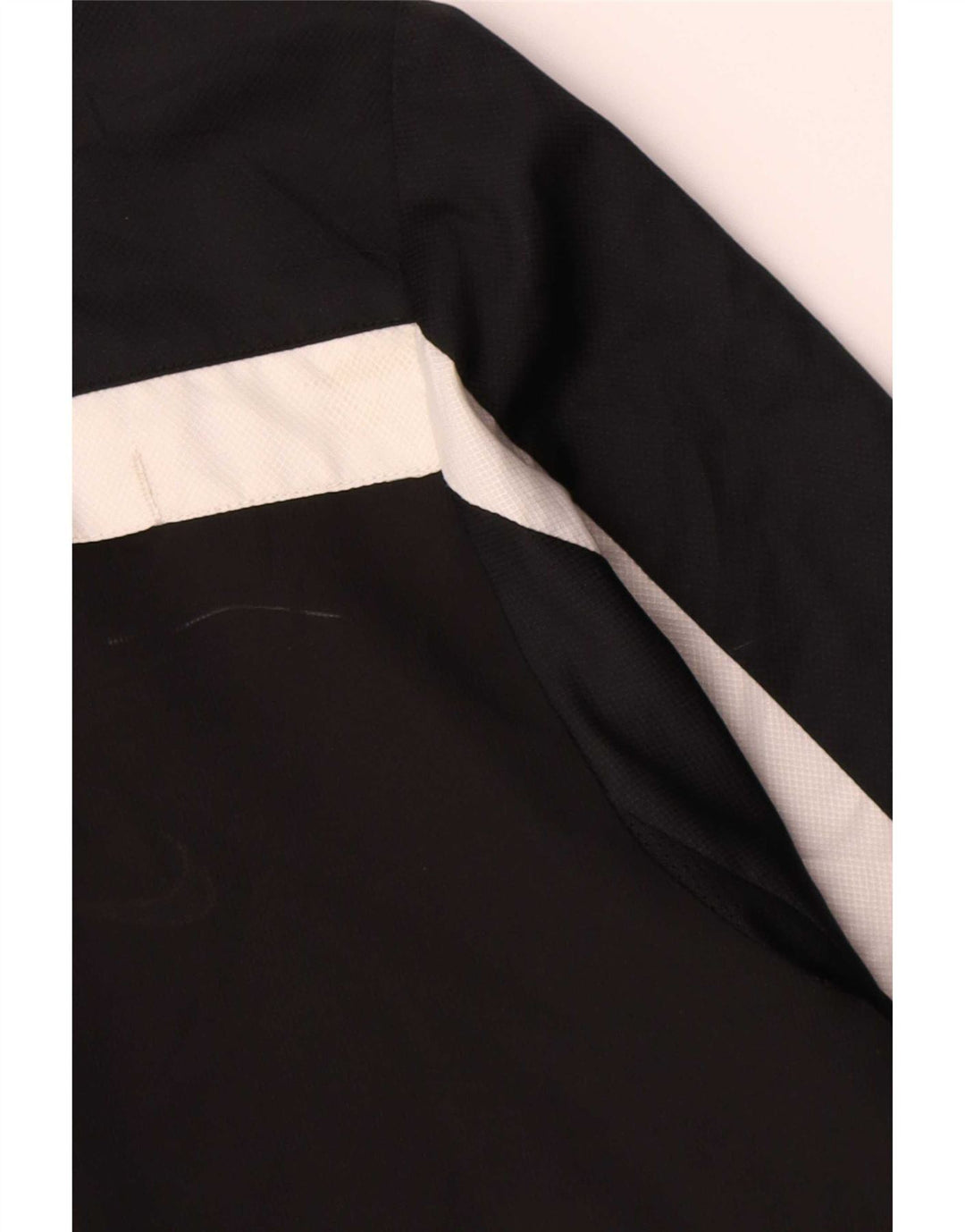 Top grafic Nike Dri Fit pentru bărbați cu mânecă lungă, mare, negru, poliester color bloc
